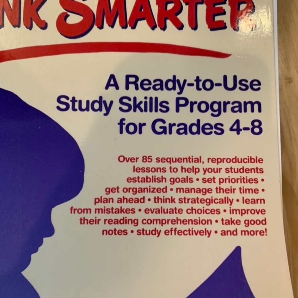 Study smarter, think smarter- a ready to use study skills program for grades 4-8 - Picture 2 of 11